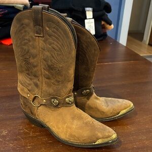 Masterson Western Brown Leather Rodeo Cowgirl Boots RB920 Size 10W